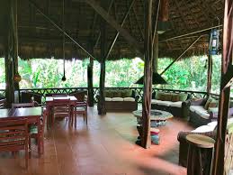 Visitante en cascada de la Amazonía ecuatoriana