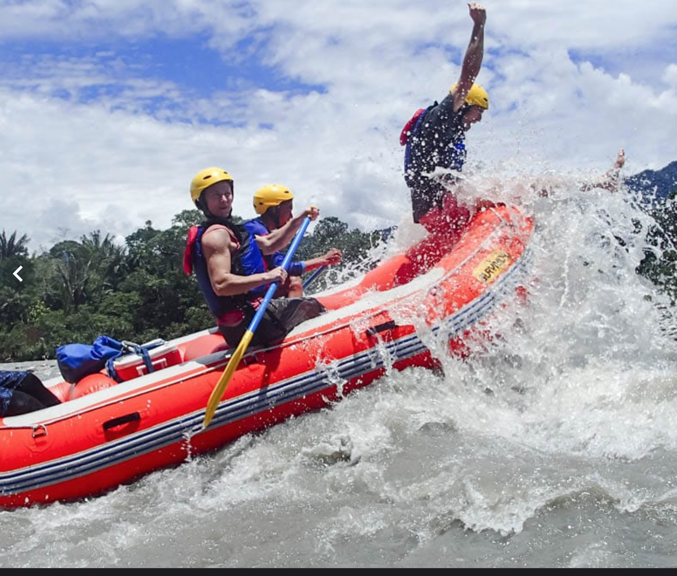 Rafting en el río Jatun Yaku